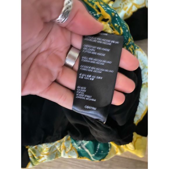 Free People NWT Electric Day Floral Cropped Top Emerald Green Sz Medium, MP $88 - Picture 11 of 11